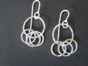 3 hoop earrings